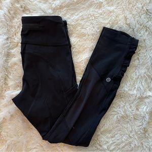 Lululemon Ruched Crop Leggings 🖤